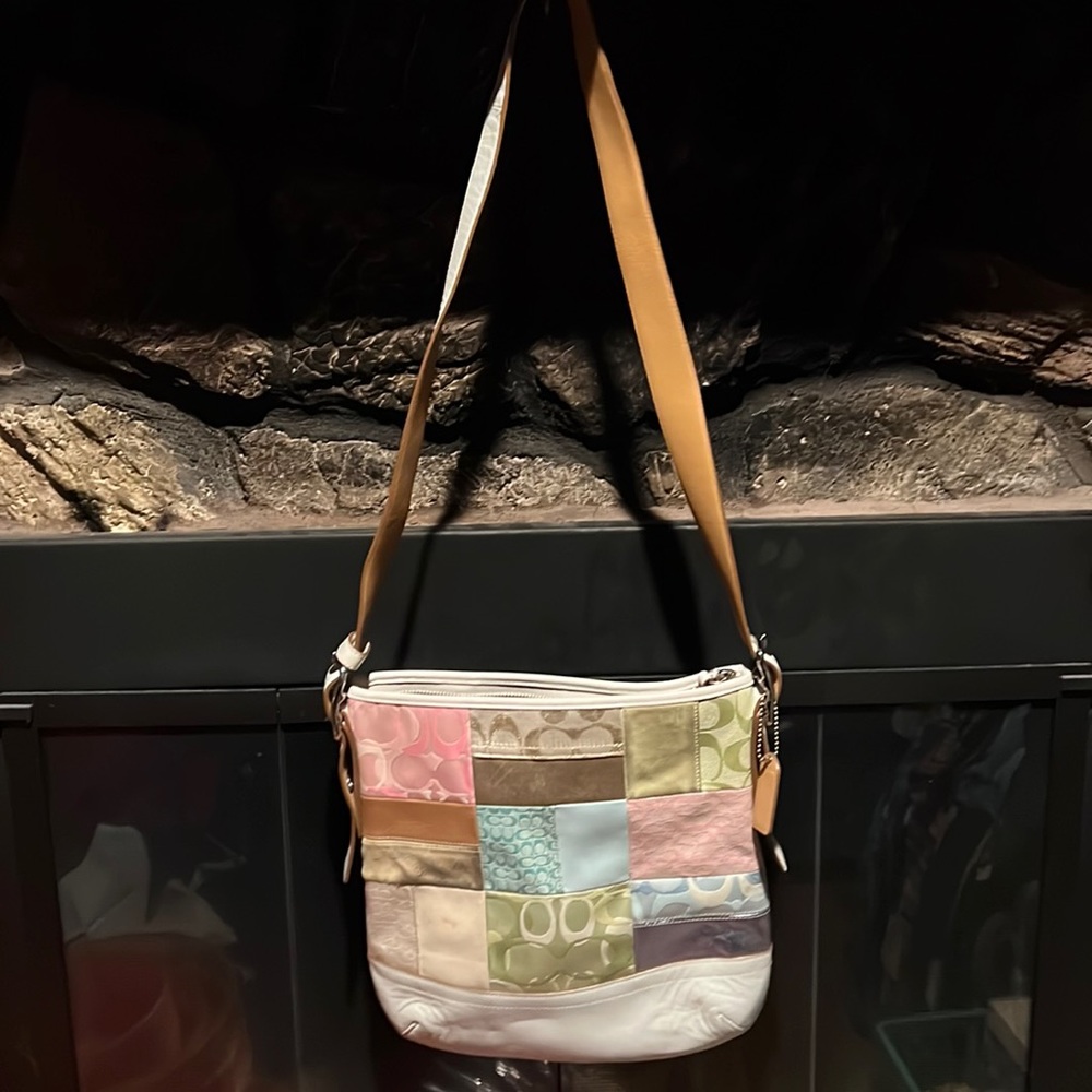 Coach Leather & Suede Crossbody